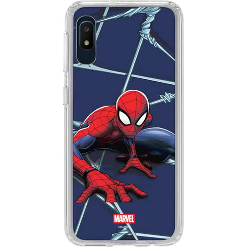 Marvel Spiderman Crawling Spiderman Galaxy Cases